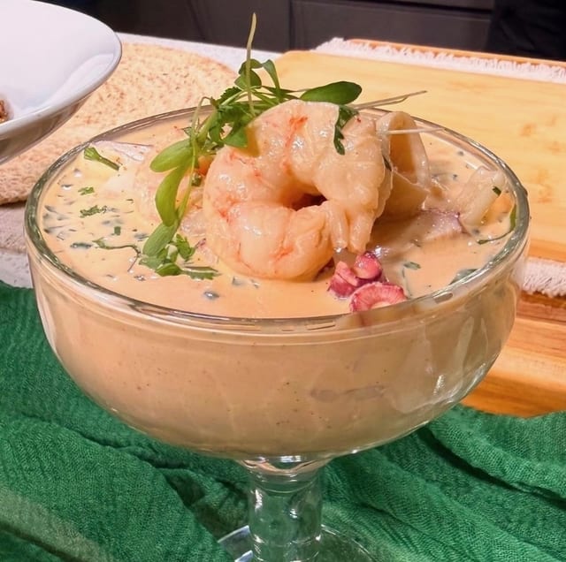 Nikkei Seafood Cocktail.