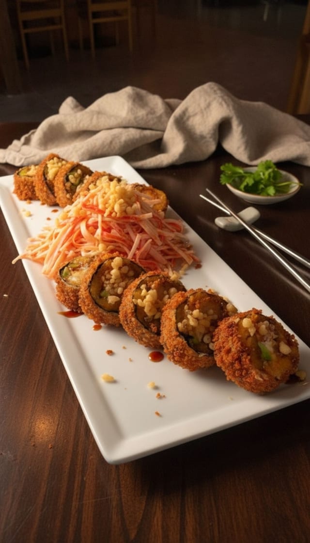 Tropinikkei Tempura Roll