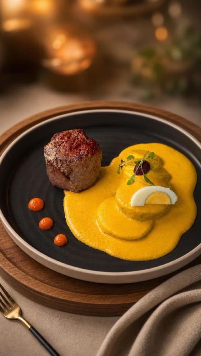 Filete Mignon papa huancaina