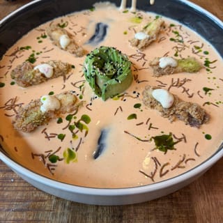 Tiradito de Chicharron Pulpo