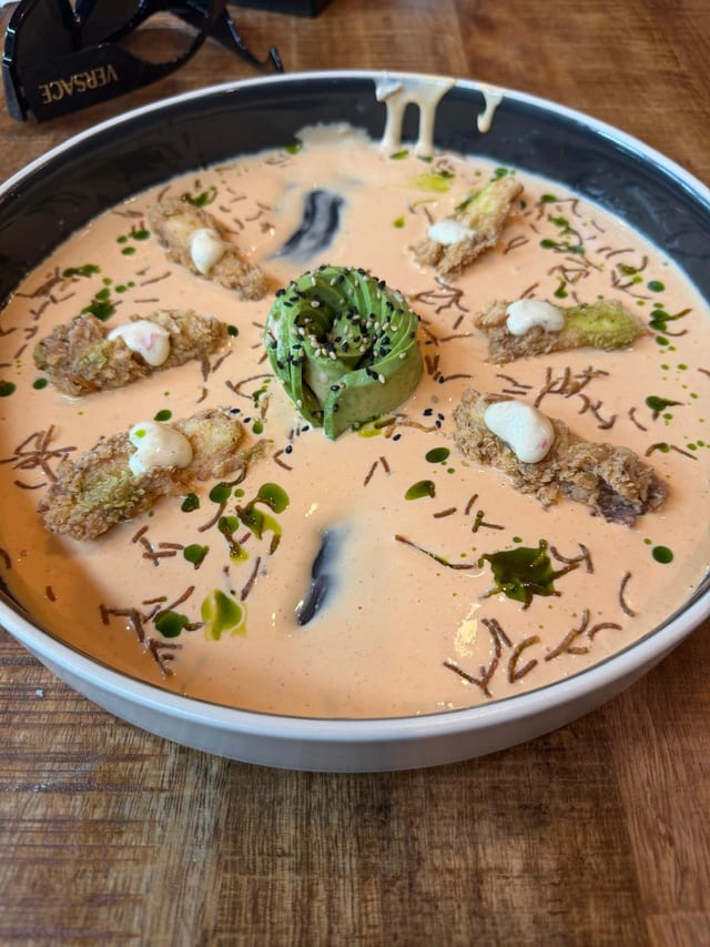 Tiradito de Chicharrón Pulpo