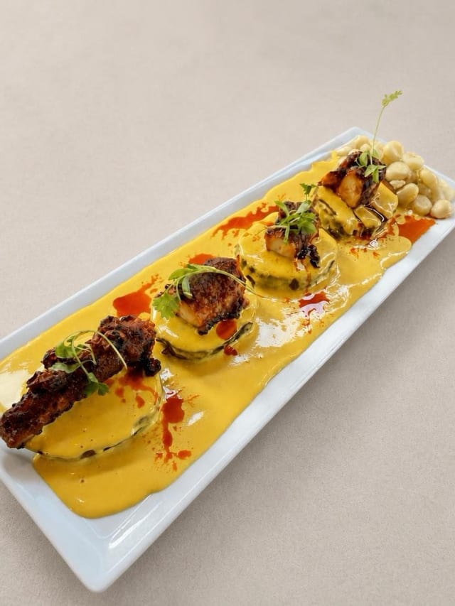 Montadito de Pulpo Anticuchero